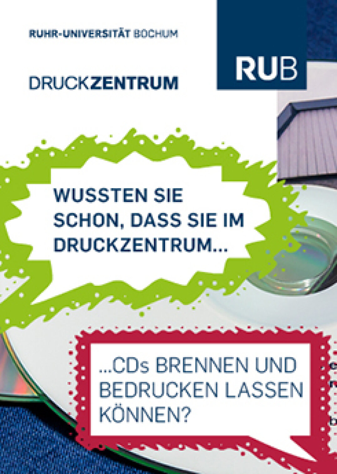 Infoflyer CD-DVD Produktion
